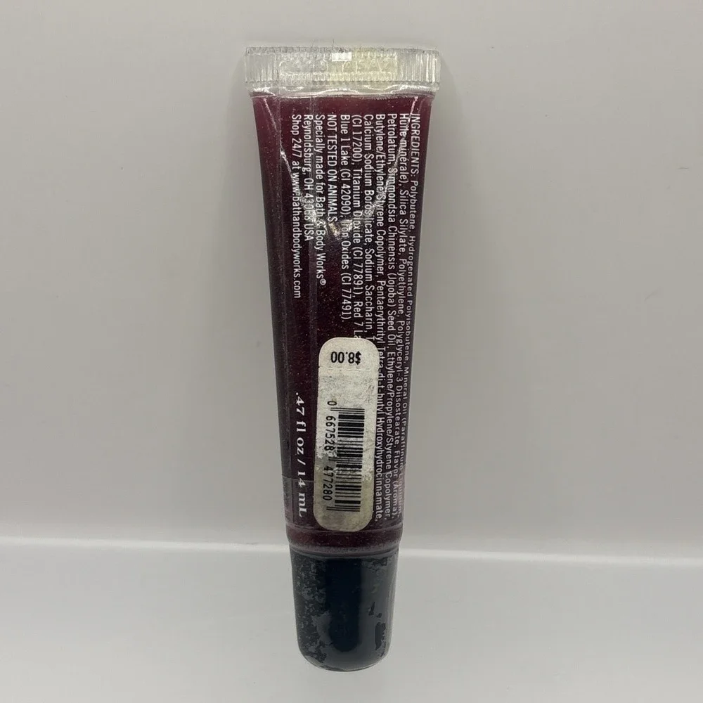 Bath & Body Works Liplicious Vampire Vixen Black Cherry Lip Gloss .47 Oz RARE